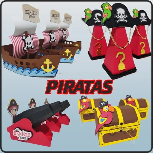 Arquivo Máquina Silhouette Piratas