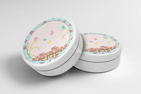 Rótulo Personalizado Latinha Jardim Encantado