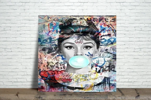 Azulejo Decorativo Audrey Hepburn