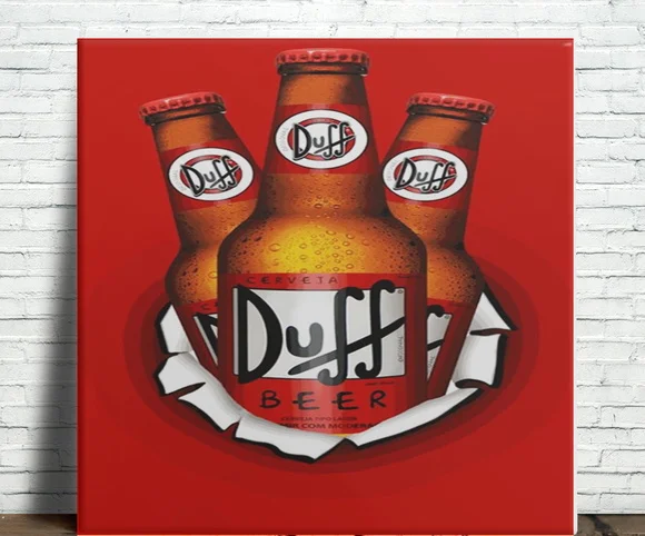 Azulejo Decorativo Duff Beer
