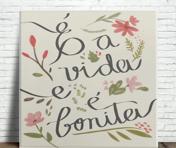 Azulejo Decorativo Frases