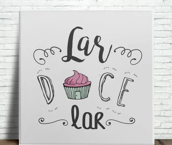 Azulejo Decorativo Lar Doce Lar