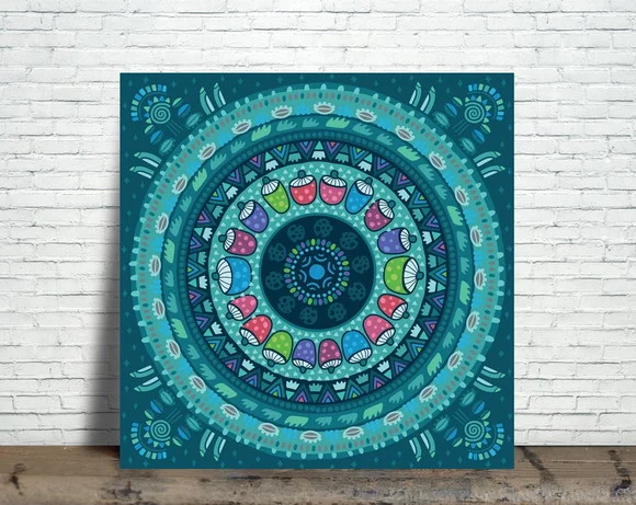 Azulejo Decorativo Mandala