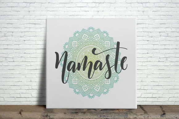 Azulejo Decorativo Namastê