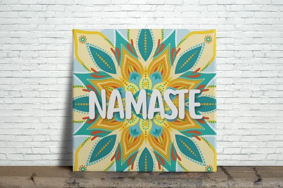 Azulejo Decorativo Namastê