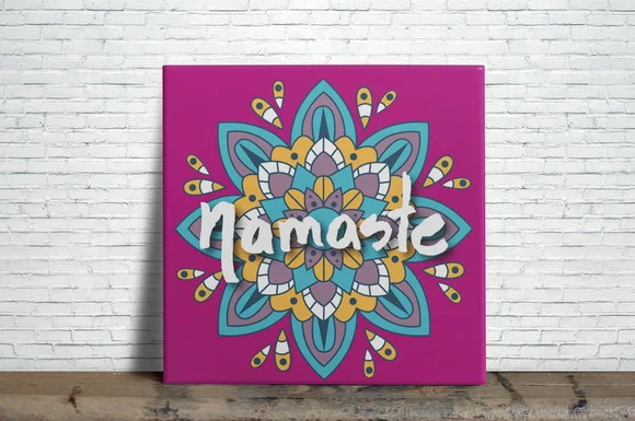 Azulejo Decorativo Namastê
