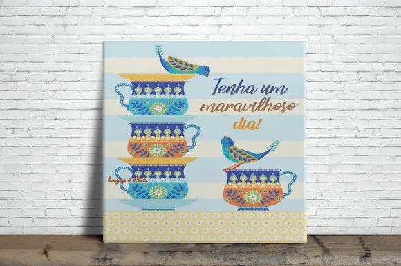 Azulejo Decorativo Pássaros