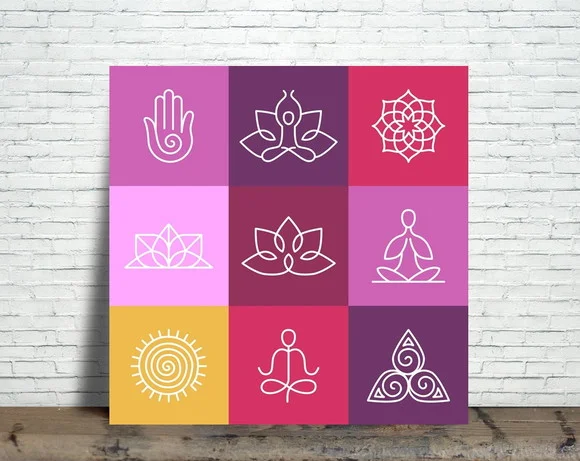 Azulejo Decorativo Yoga