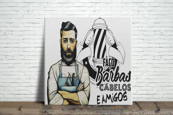 Azulejo Personalizado Barbearia