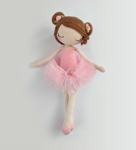 Bailarina Flower em Amigurumi