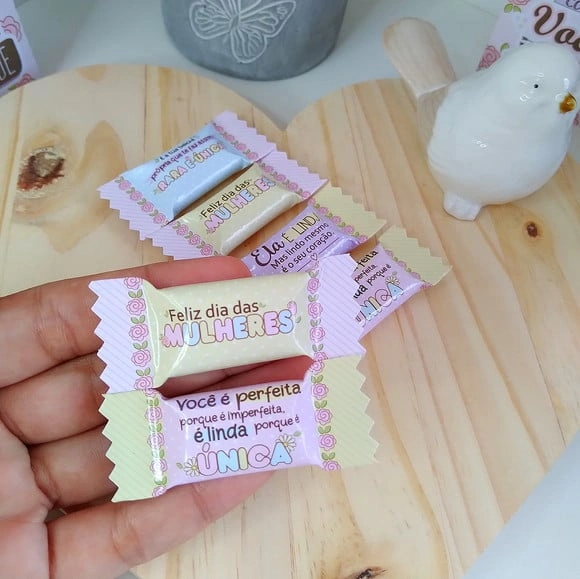 Balas Personalizadas Dia das Mulheres