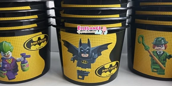 Balde de Pipoca Batman Lego
