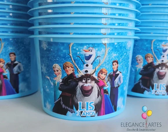 Balde de Pipoca Frozen