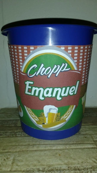 Baldinho para pipoca 1,lt Personalizado