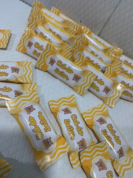Balinha Personalizada Chá de Fralda Ursinho