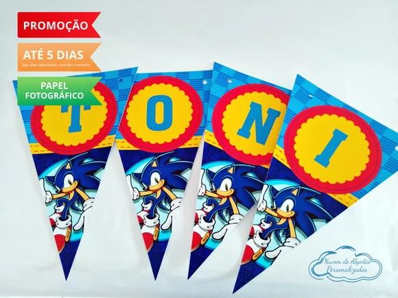 Bandeirola Sonic