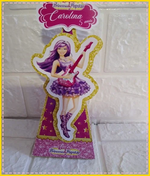 Lembrancinha Festa Barbie Personalizados Kit Festa 15 un
