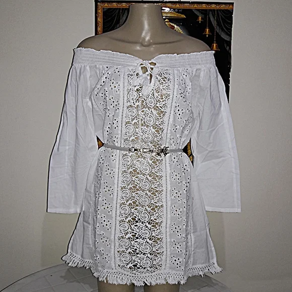 bata vestido lese laise renda grupir ciganinha