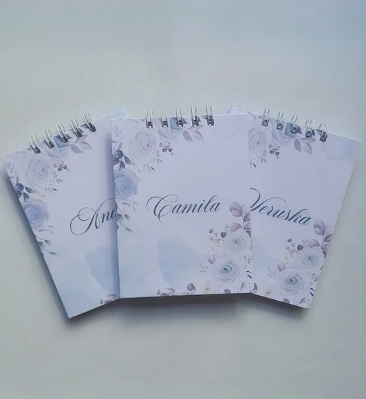 Bloquinho A6 Capa Dura Personalizado