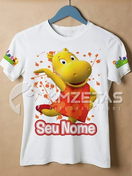 Blusa Backyardigans Tasha Personalizada
