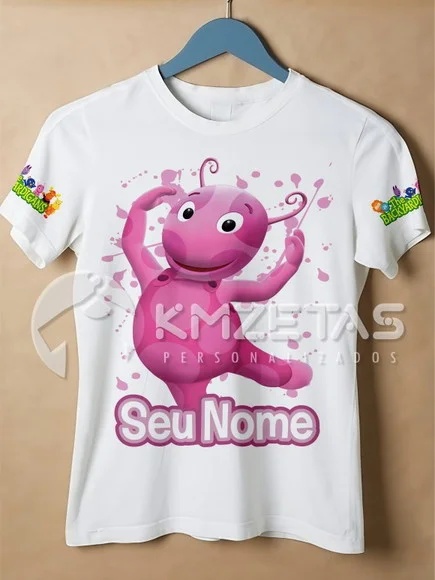 Blusa Backyardigans Uniqua Personalizada