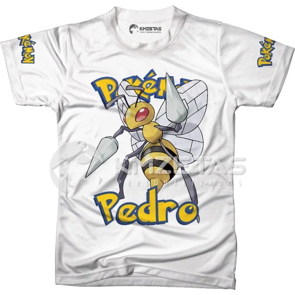 Blusa Beedrill Pokemon Infantil Adulo Personalizada