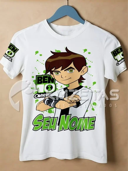 Blusa Ben 10 Infantil Omnitrix Camiseta Personalizada Ben10