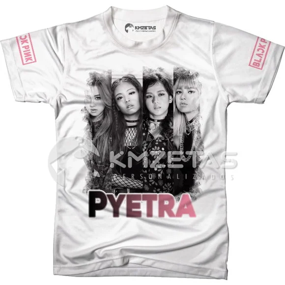 Blusa Blackpink Kpop Infantil Adulto Personalizada
