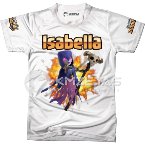 Blusa Bruxa Sombria Jogo Clash Royale Personalizada