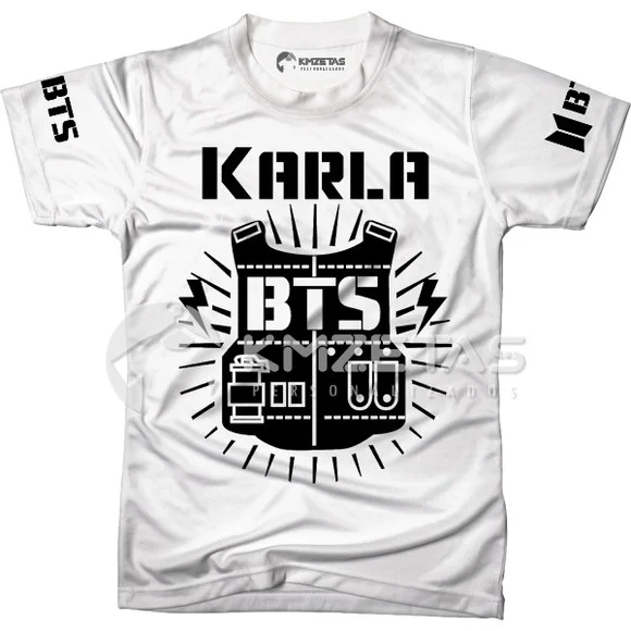 Blusa Bts Kpop Adulto Infantil Camisa Camiseta Personalizada