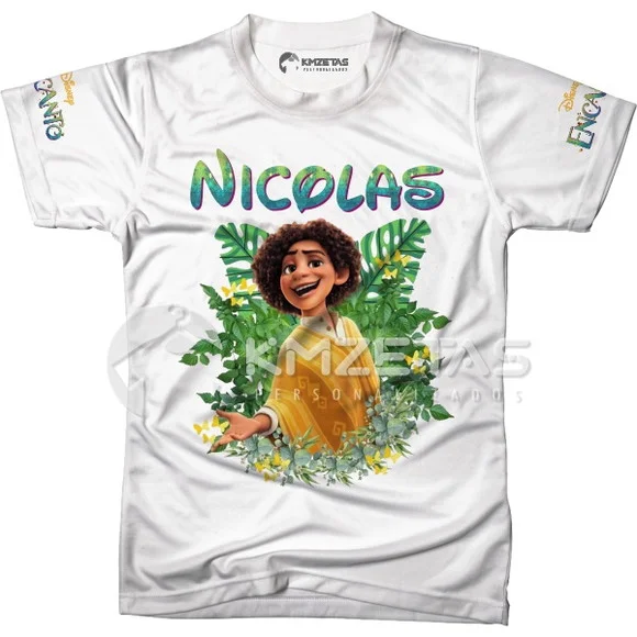 Blusa Camilo Encanto Disney Infantil Adulto Personalizada