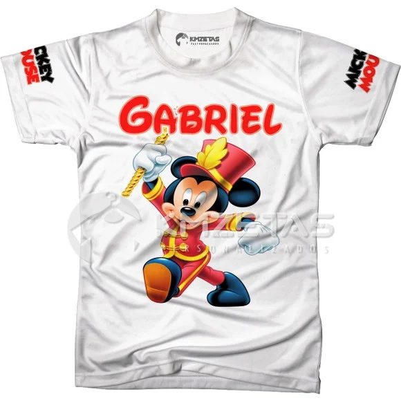 Blusa Circo do Mickey Mouse Personalizada