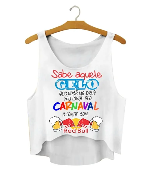 Blusa Cropped Carnaval