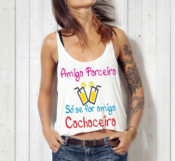 Blusa Cropped Carnaval
