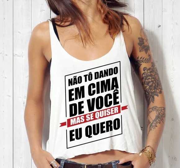 Blusa Cropped Carnaval