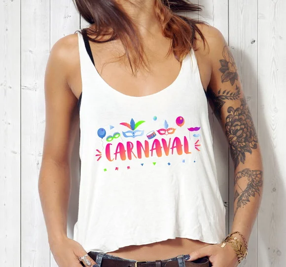 Blusa Cropped Carnaval