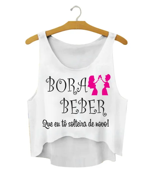 Blusa Cropped Carnaval Bora Beber