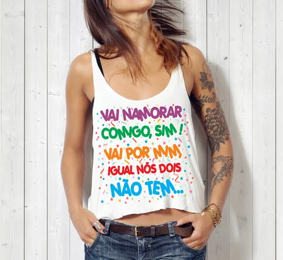 Blusa Cropped Carnaval