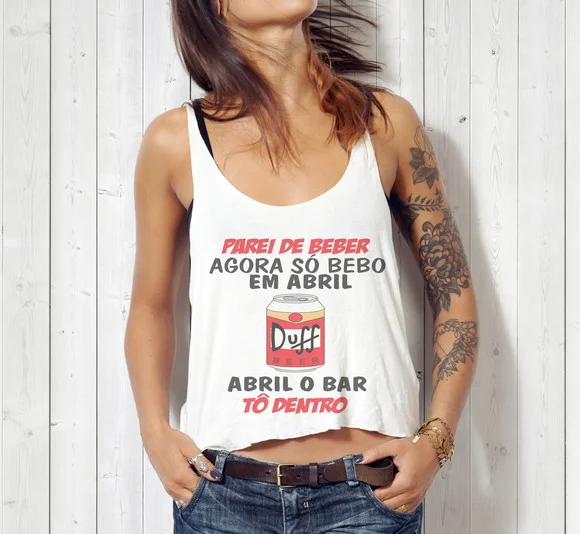 Blusa Cropped Carnaval