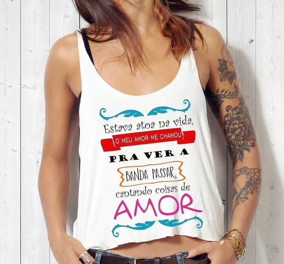 Blusa Cropped Carnaval