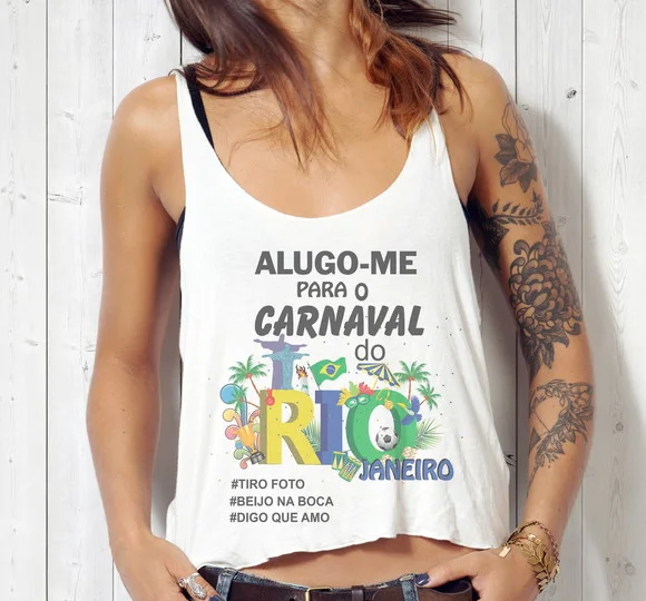 Blusa Cropped Carnaval