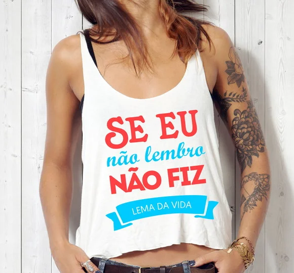 Blusa Cropped Carnaval