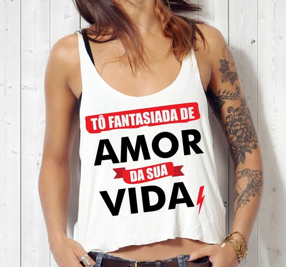 Blusa Cropped Carnaval