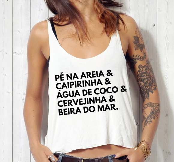 Blusa Cropped Carnaval