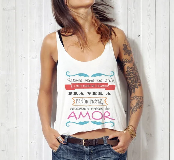 Blusa Cropped Carnaval