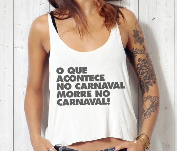 Blusa Cropped Carnaval