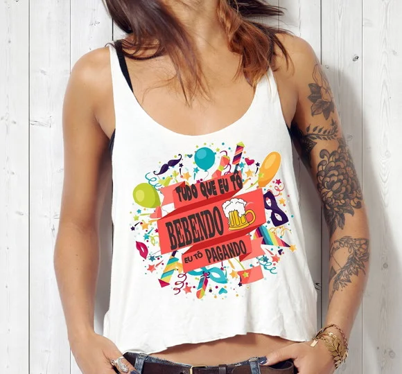 Blusa Cropped Carnaval