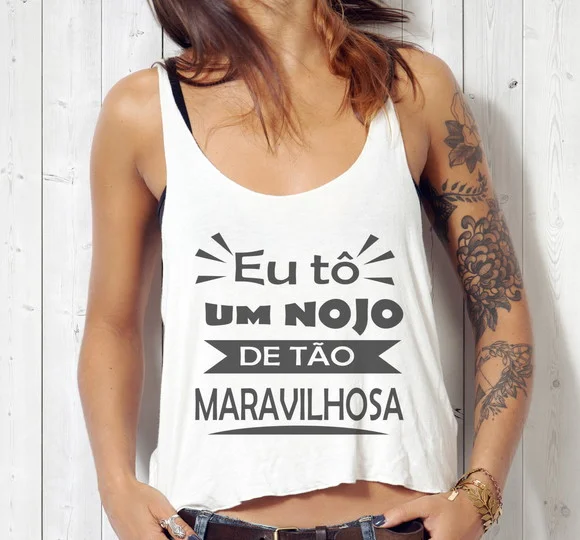 Blusa Cropped Carnaval