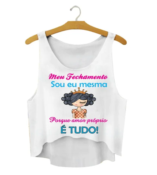 Blusa Cropped Carnaval Meu Fechamento Sou Eu