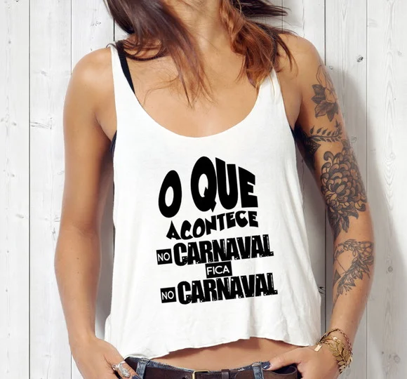Blusa Cropped Carnaval